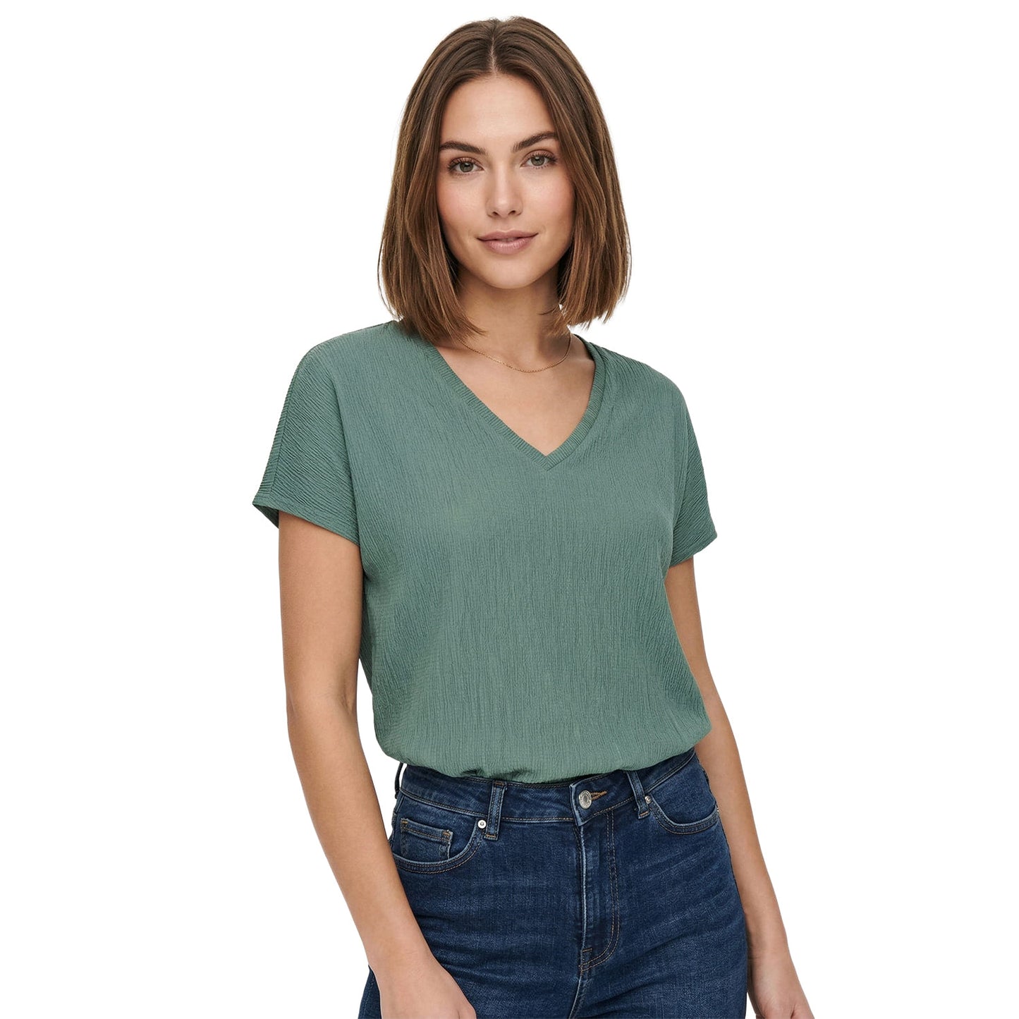 Only Kaylie SS Structure Top Laurel Wreath  - 15349114LW