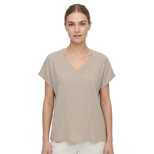 Only Kaylie SS Structure Top Pure Cashmere  - 15349114PC