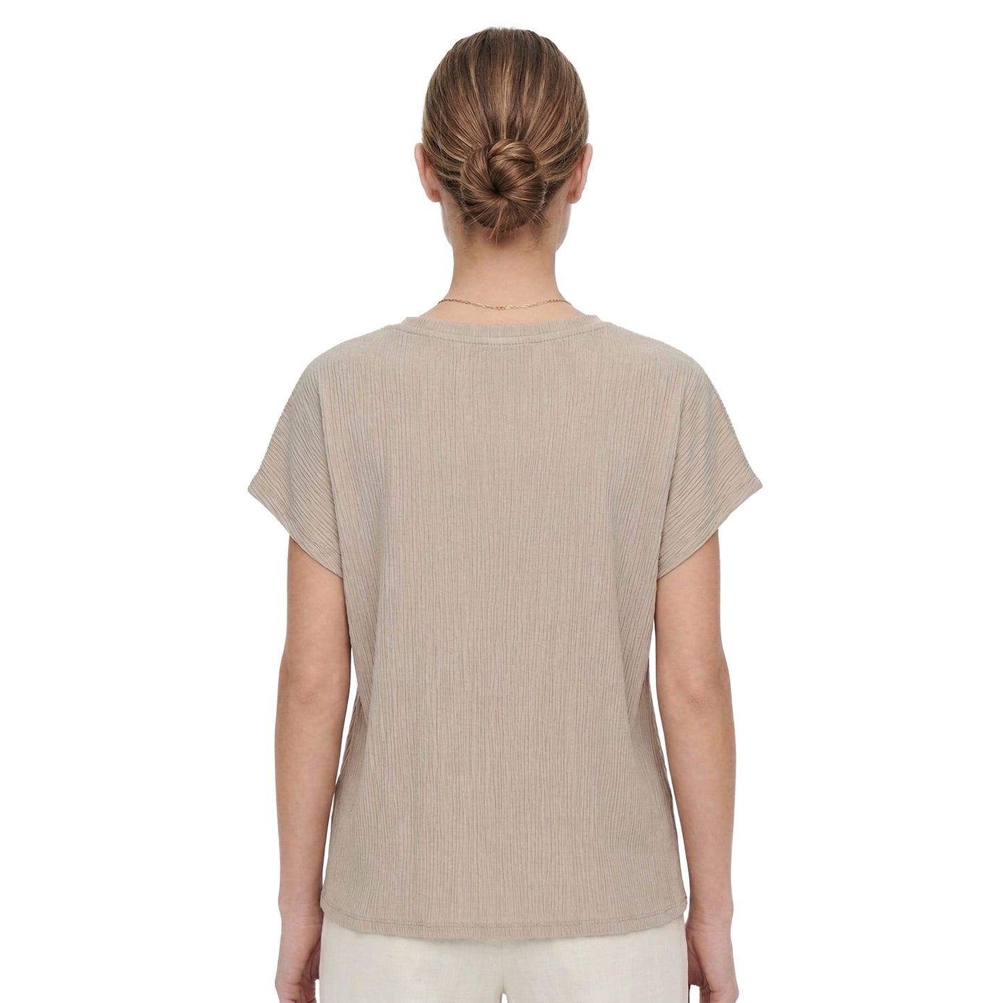 Only Kaylie SS Structure Top Pure Cashmere  - 15349114PC