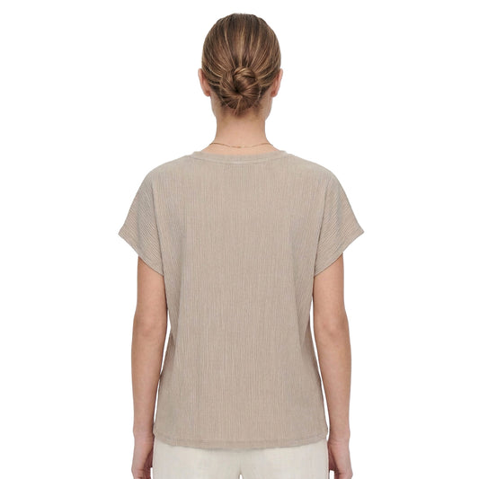 Only Kaylie SS Structure Top Pure Cashmere  - 15349114PC