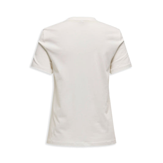 Only Kita Life Reg S/S Lemon Top Cloud Dancer/Easy Print  - 15349150CDE