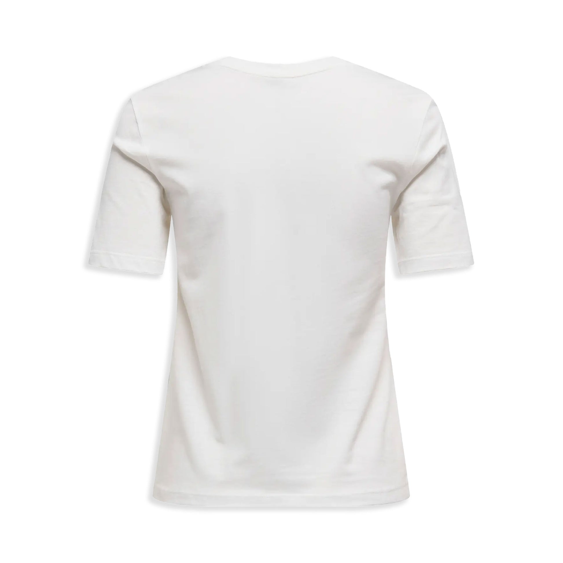 Only Olivia Life S/S Flower O-Neck Top Cloud Dancer  - 15349470CD
