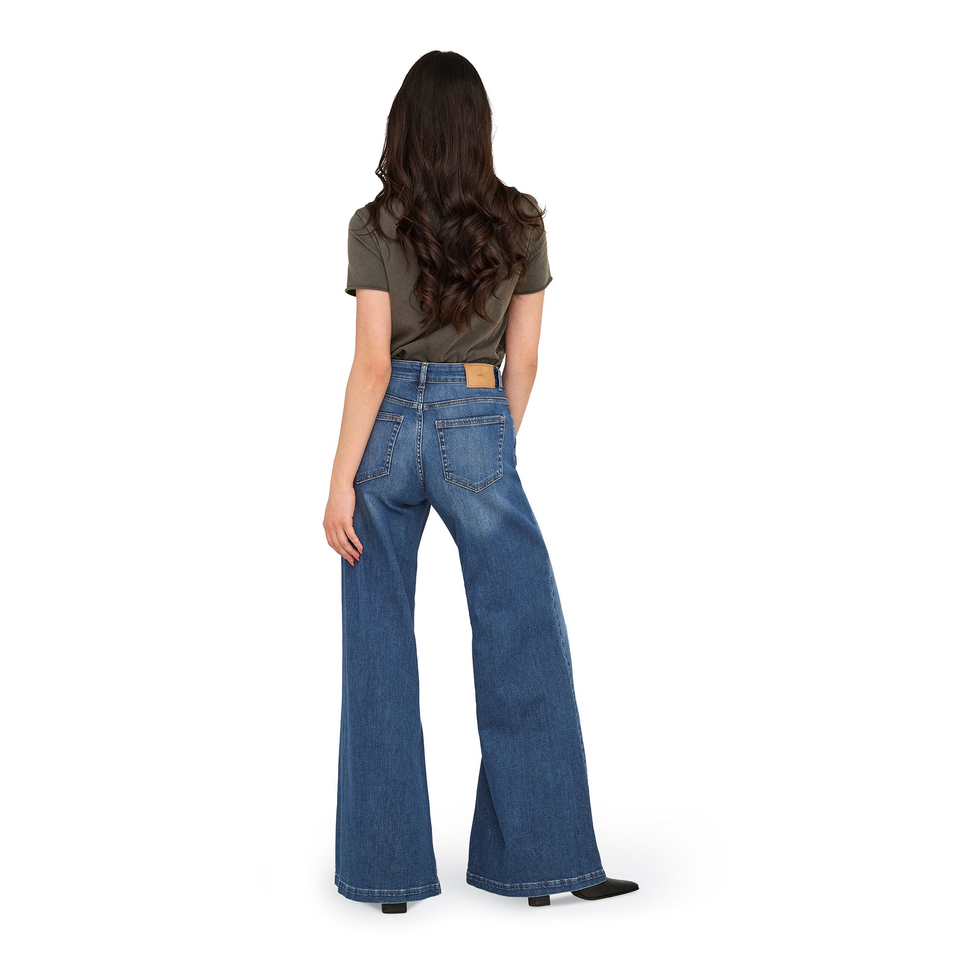 Only California MW Wide Flare Dnm Dark Medium Blue  - 15352119DMB