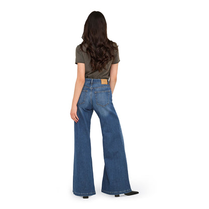 Only California MW Wide Flare Dnm Dark Medium Blue  - 15352119DMB