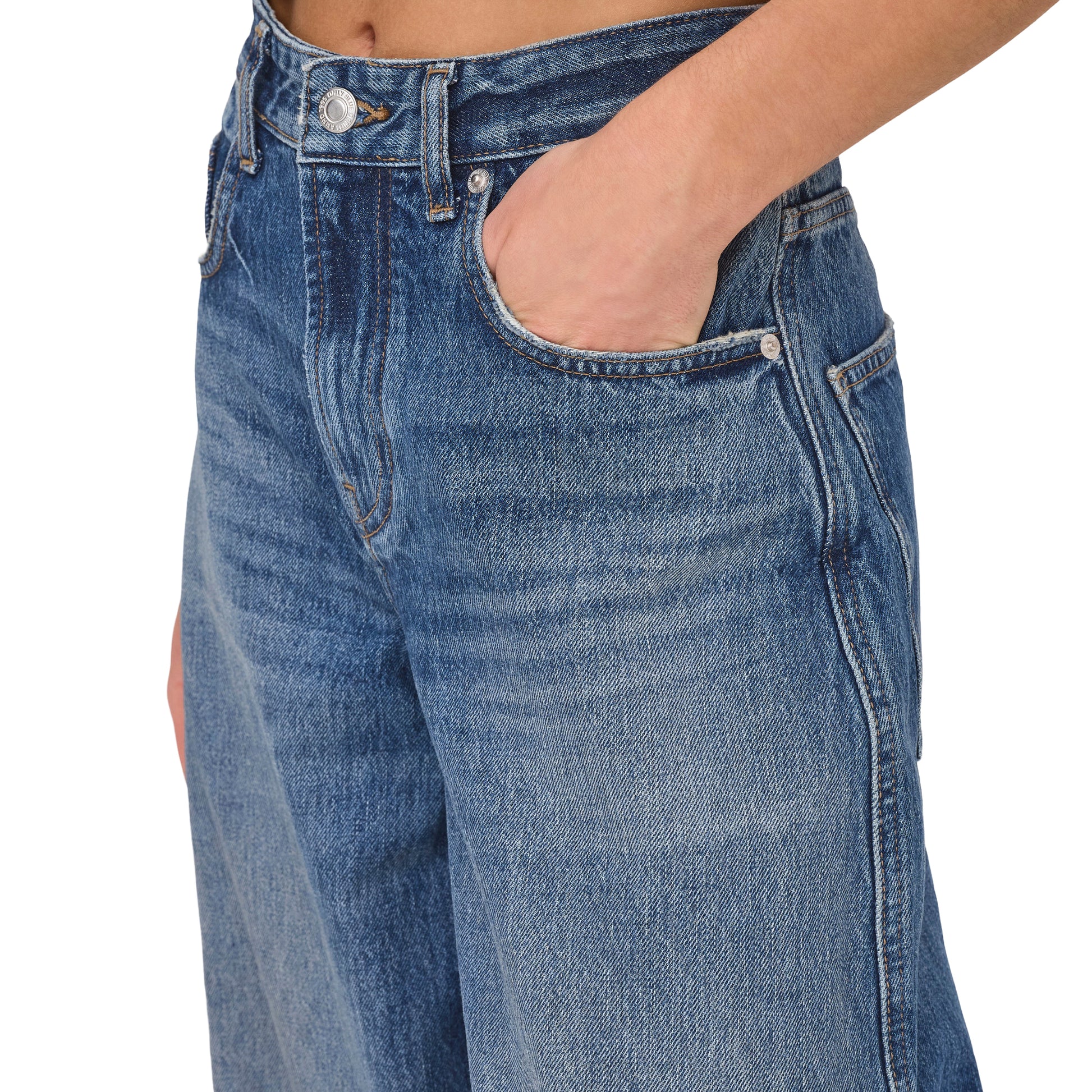 Only Taylor HW Barrel DB Dnm TAI466 Dark Blue Denim  - 15352198DBD
