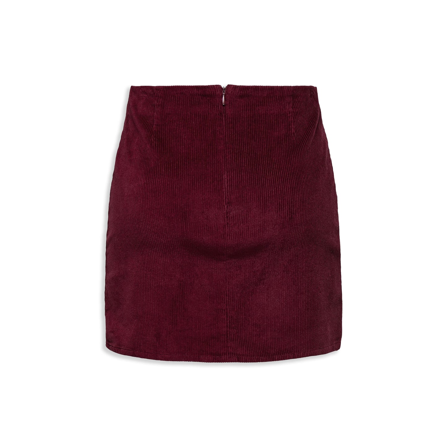 Only Leni-Global Short Cord Slit Skirt Cabernet  - 15353633C