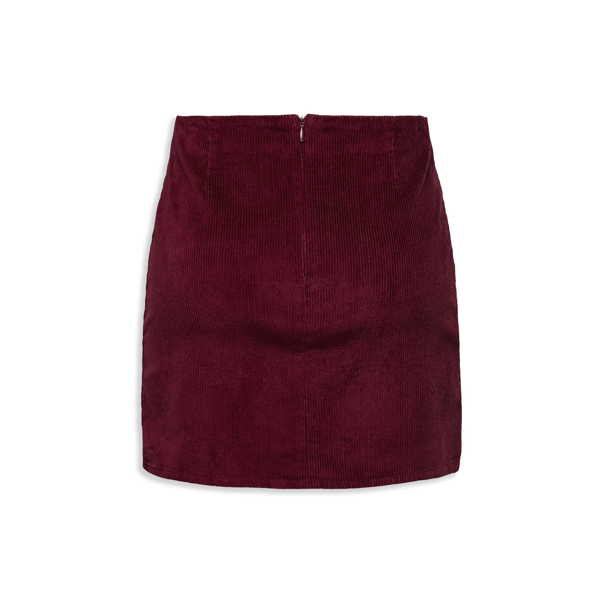 Only Leni-Global Short Cord Slit Skirt Cabernet  - 15353633C