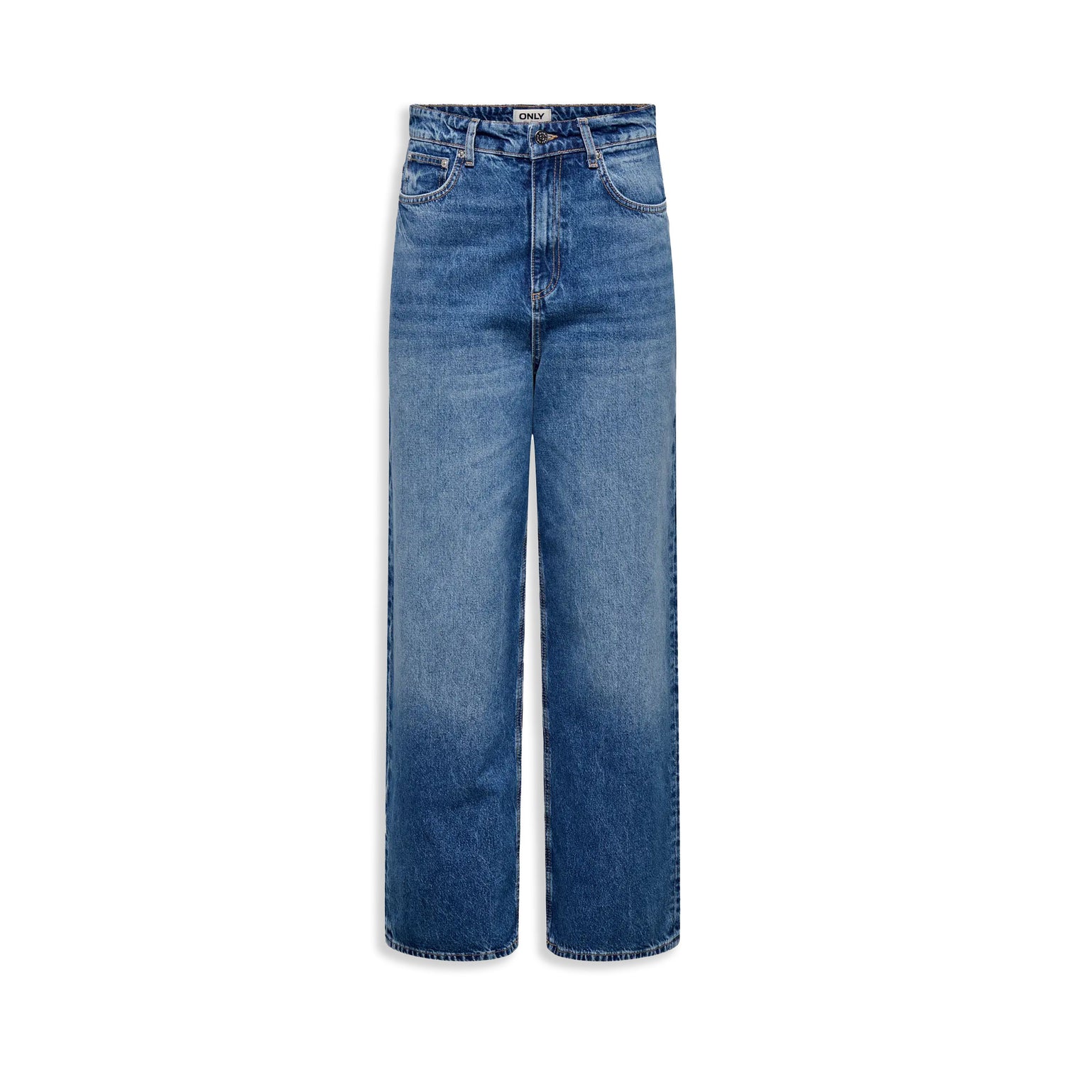 Only Paulina HW Baggy Wide Dnm Crop Medium Blue  - 15355271MB