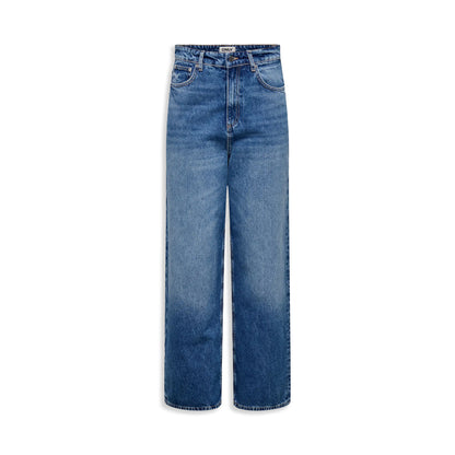 Only Paulina HW Baggy Wide Dnm Crop Medium Blue  - 15355271MB