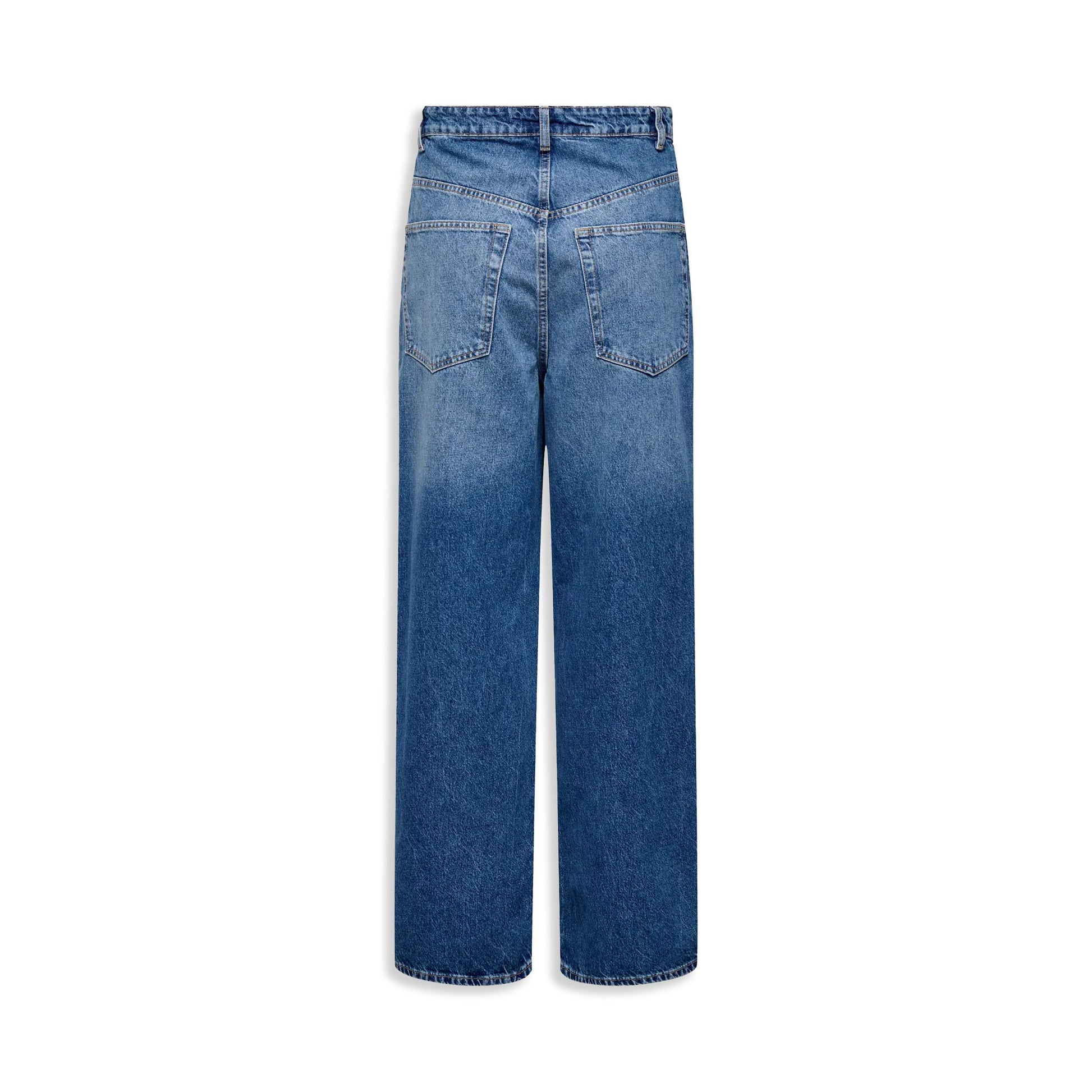 Only Paulina HW Baggy Wide Dnm Crop Medium Blue  - 15355271MB