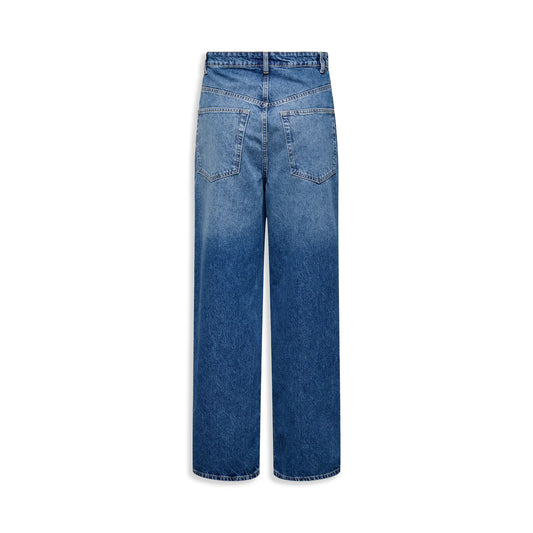Only Paulina HW Baggy Wide Dnm Crop Medium Blue  - 15355271MB