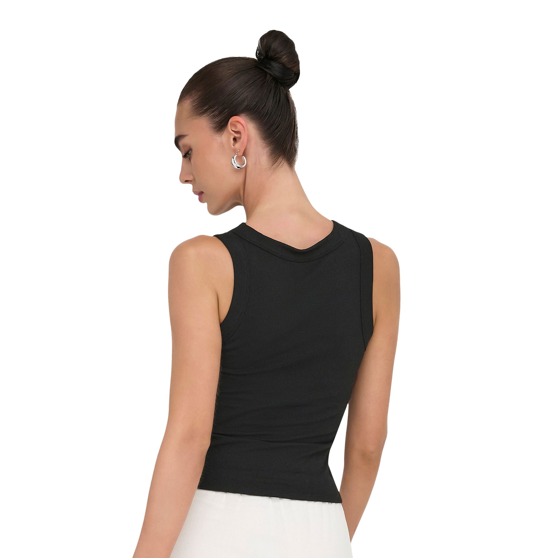 Only Arnhem S/L Rhinestone Top Black  - 15356205B