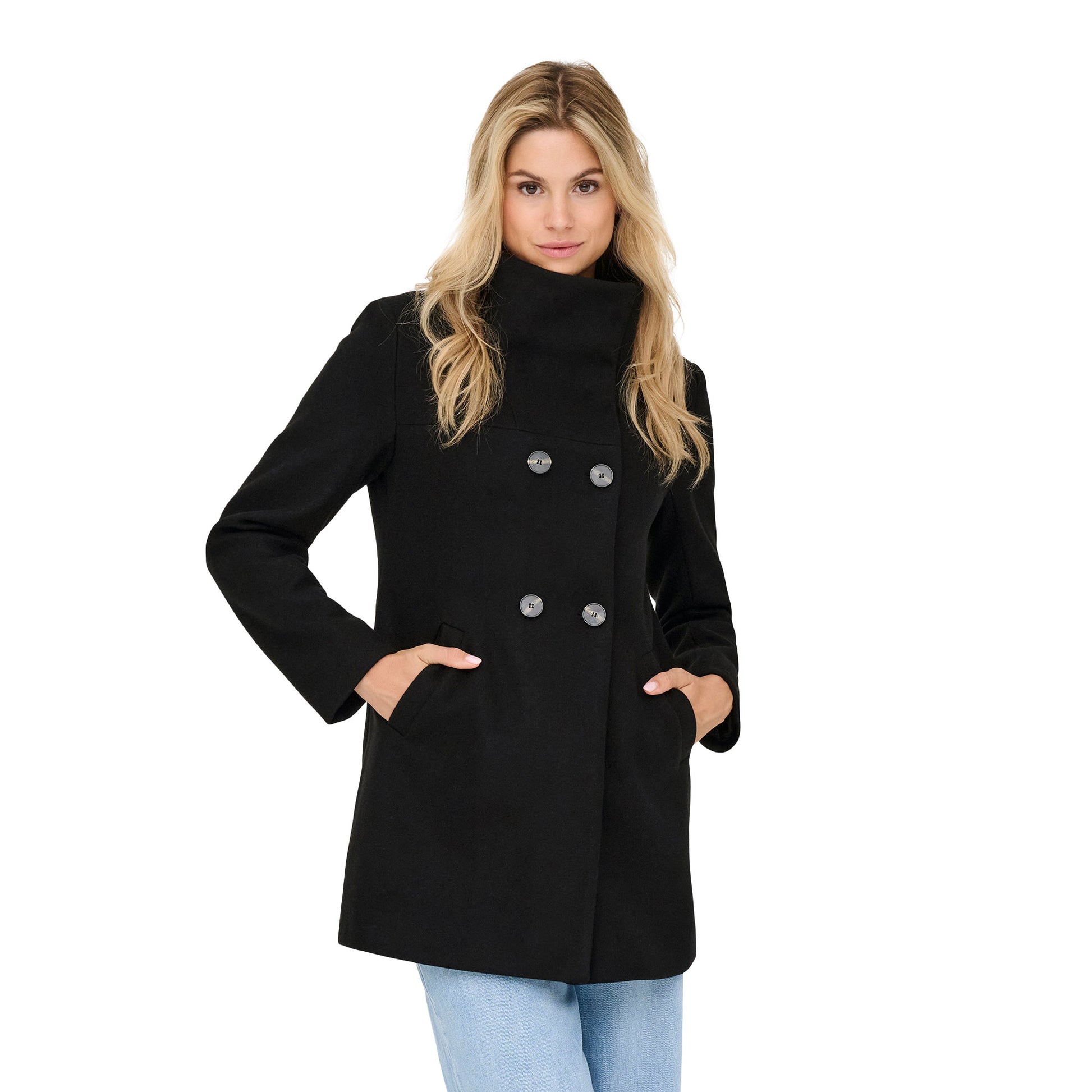 Only Blake Life DB Coat BF Black  - 15358884B