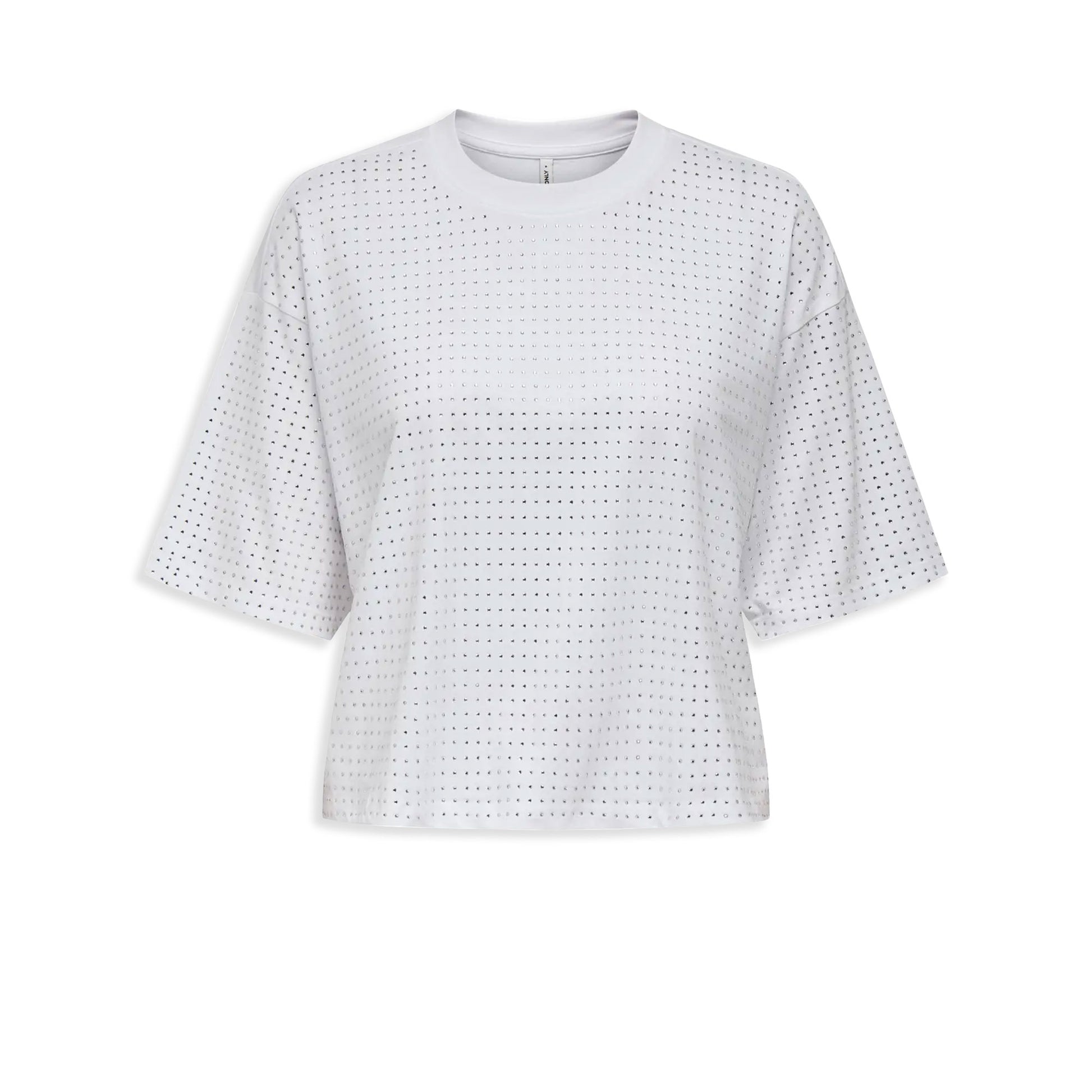 Only Aubrielle Life S/S Shine Top Bright White  - 15358955BW