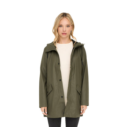Only Elisa Short Fry Raincoat Kalamata  - 15359046K
