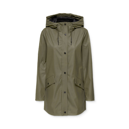 Only Elisa Short Fry Raincoat Kalamata  - 15359046K
