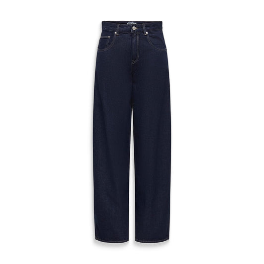 Only Taylor HW Rinse Barrel Dnm Dark Blue Denim  - 15360244DBD