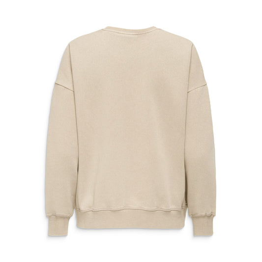 Only Sinna L/S O-Neck Print Box Sweat Pumice Stone  - 15360259PS