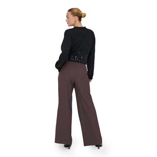 JDY Dora HW Wide Pant Fudge  - 15361050F