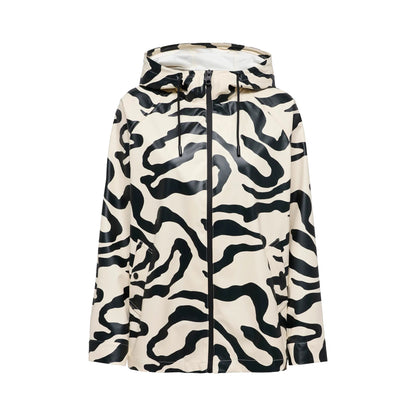 Only Elisa AOP Short Raincoat Birch  - 15361411B