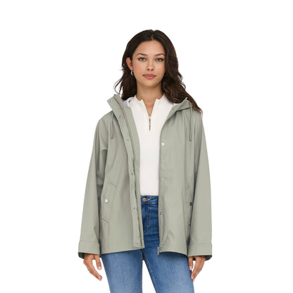 Only Elisa Short Raincoat Laurel Oak  - 15361787LO