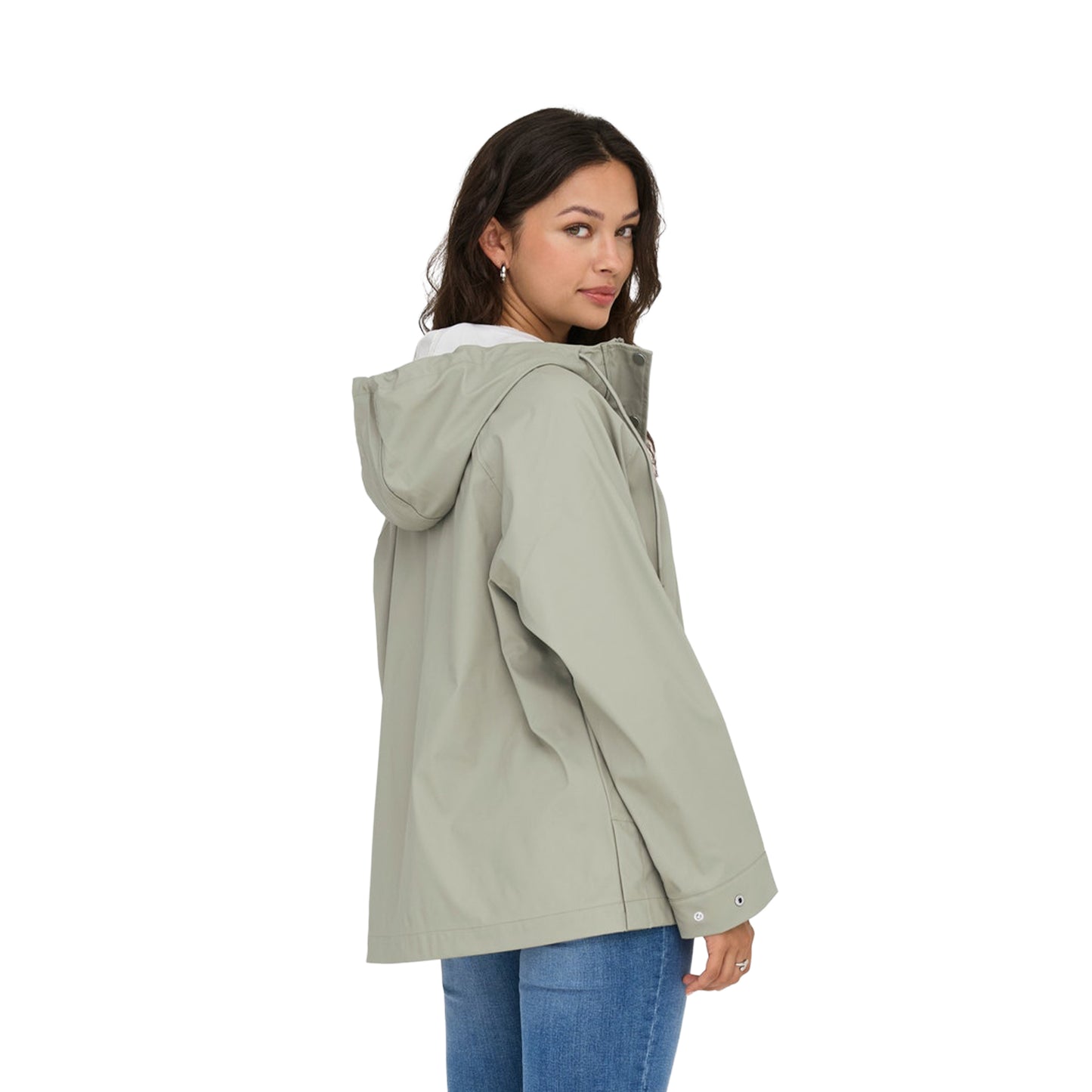 Only Elisa Short Raincoat Laurel Oak  - 15361787LO