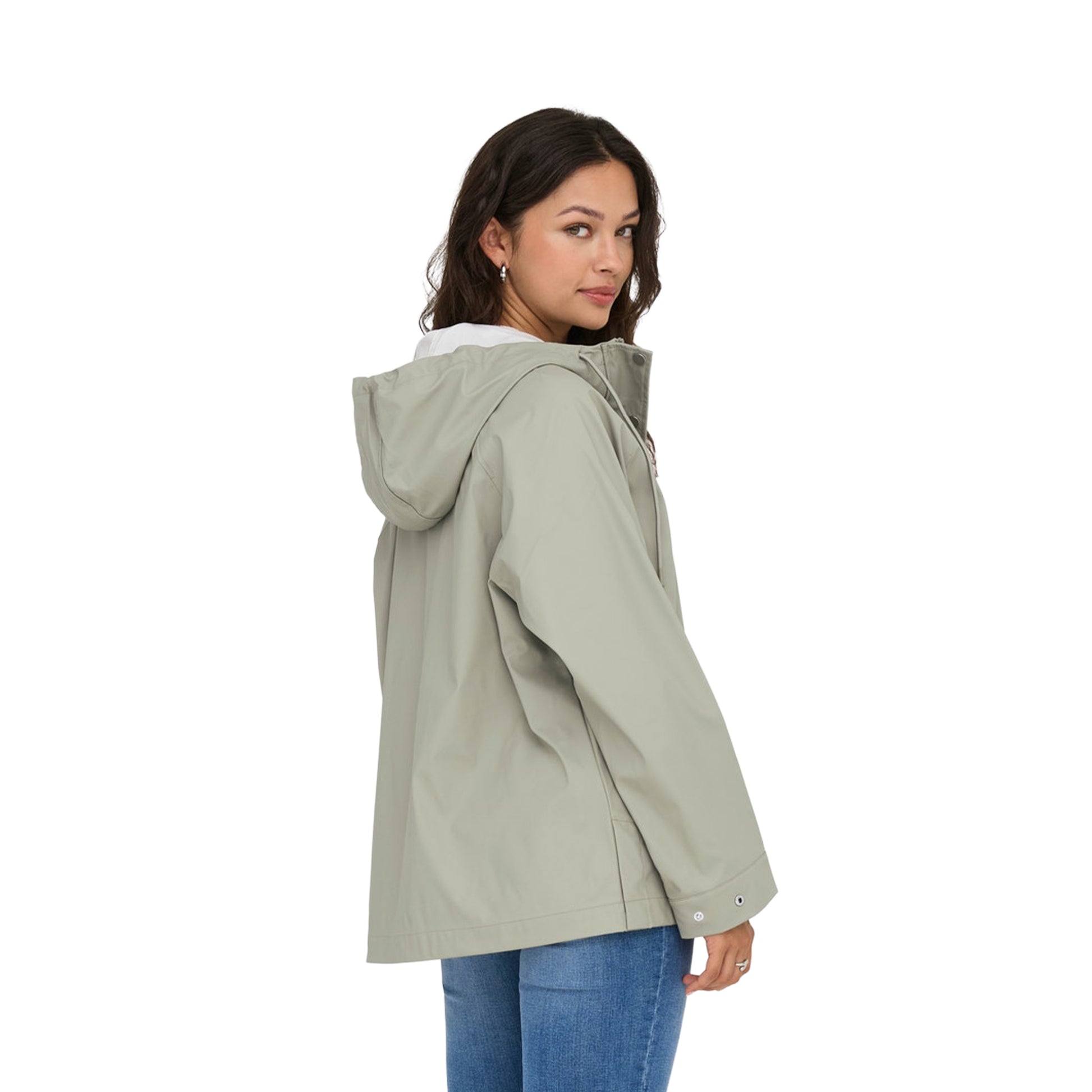 Only Elisa Short Raincoat Laurel Oak  - 15361787LO