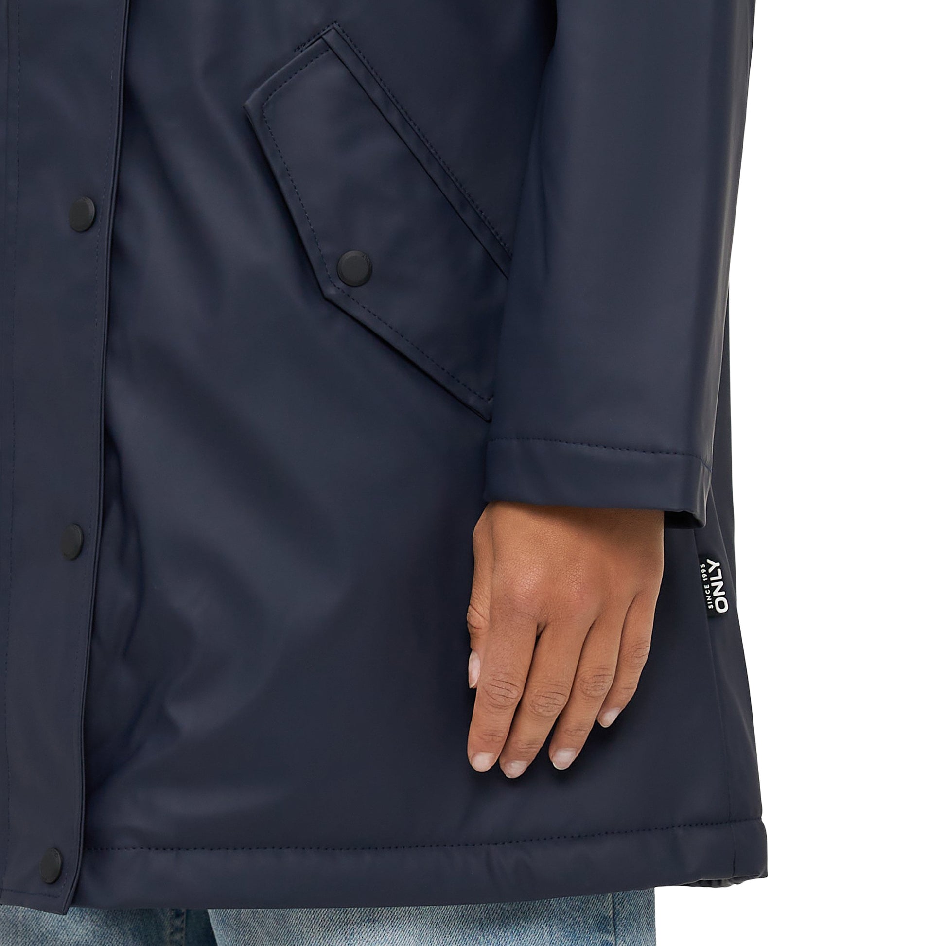 Only Elisa Short Raincoat Night Sky  - 15361787NS