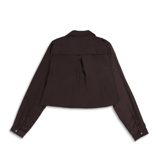 Only Jane Life L/S Oregon Short Shirt Chocolate Torte  - 15364450CT