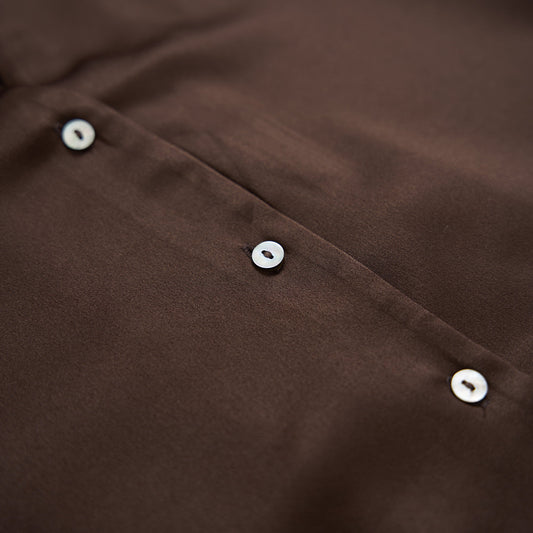 Only Jane Life L/S Oregon Short Shirt Chocolate Torte  - 15364450CT