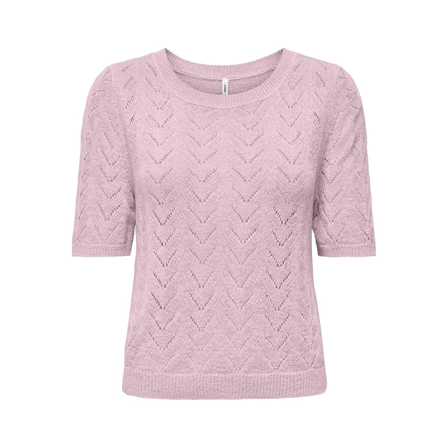 Only Sunny SS O-Neck Knit Pale Lilac  - 15364758PL