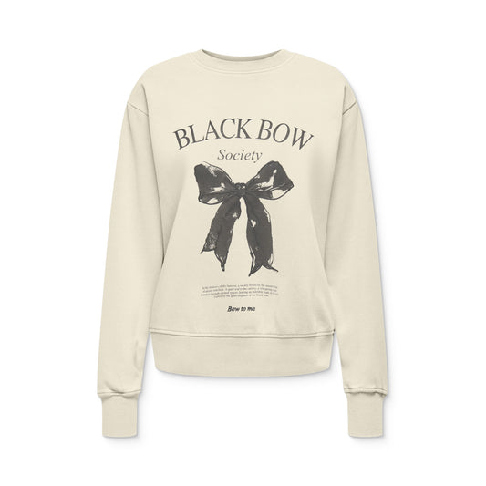 Only Lucinda Bow L/S O-Neck Box Sweat Babys Breath  - 15364969BB