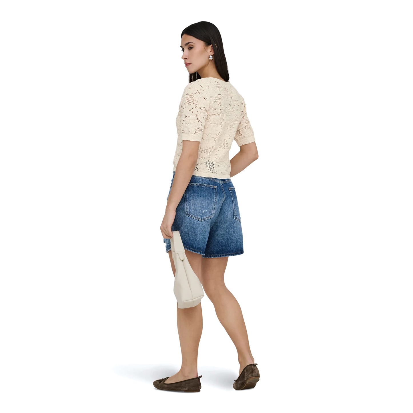 Only Chloe SS Cardigan Knit Ecru  - 15365089E