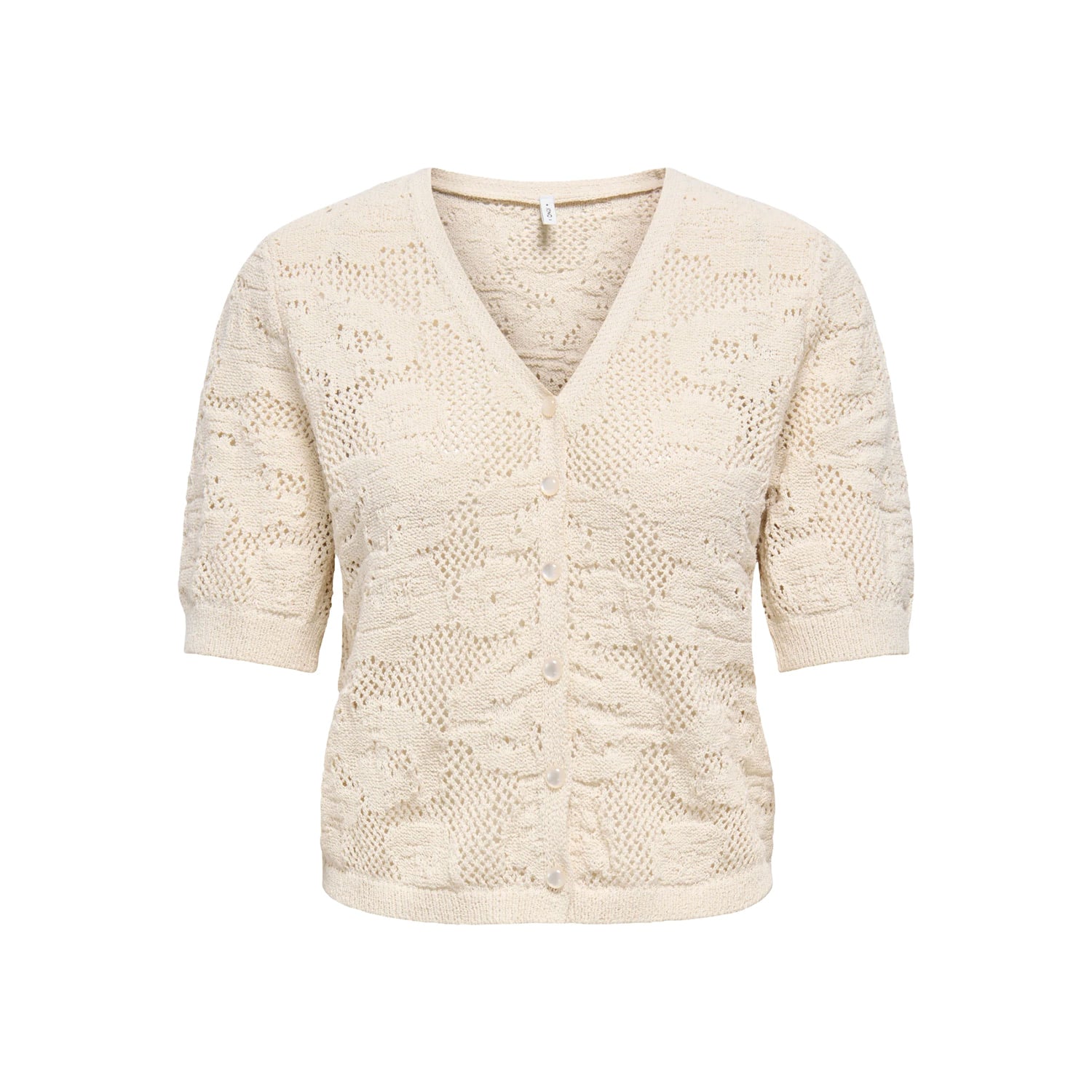 Only Chloe SS Cardigan Knit Ecru  - 15365089E