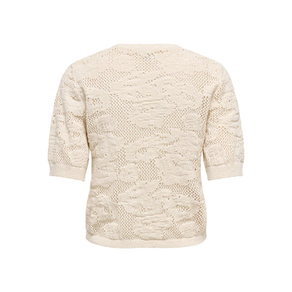 Only Chloe SS Cardigan Knit Ecru  - 15365089E