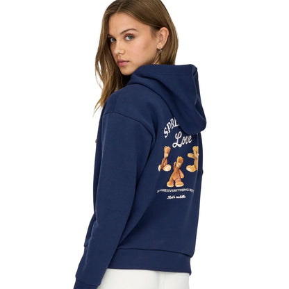 Only Ricky L/S Hood Box Sweat Naval Academy  - 15365158NA