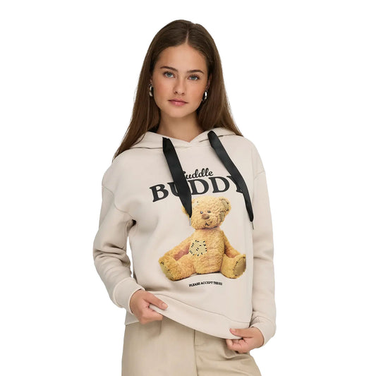 Only Ricky L/S Hood Box Sweat Pumice Stone  - 15365158PS
