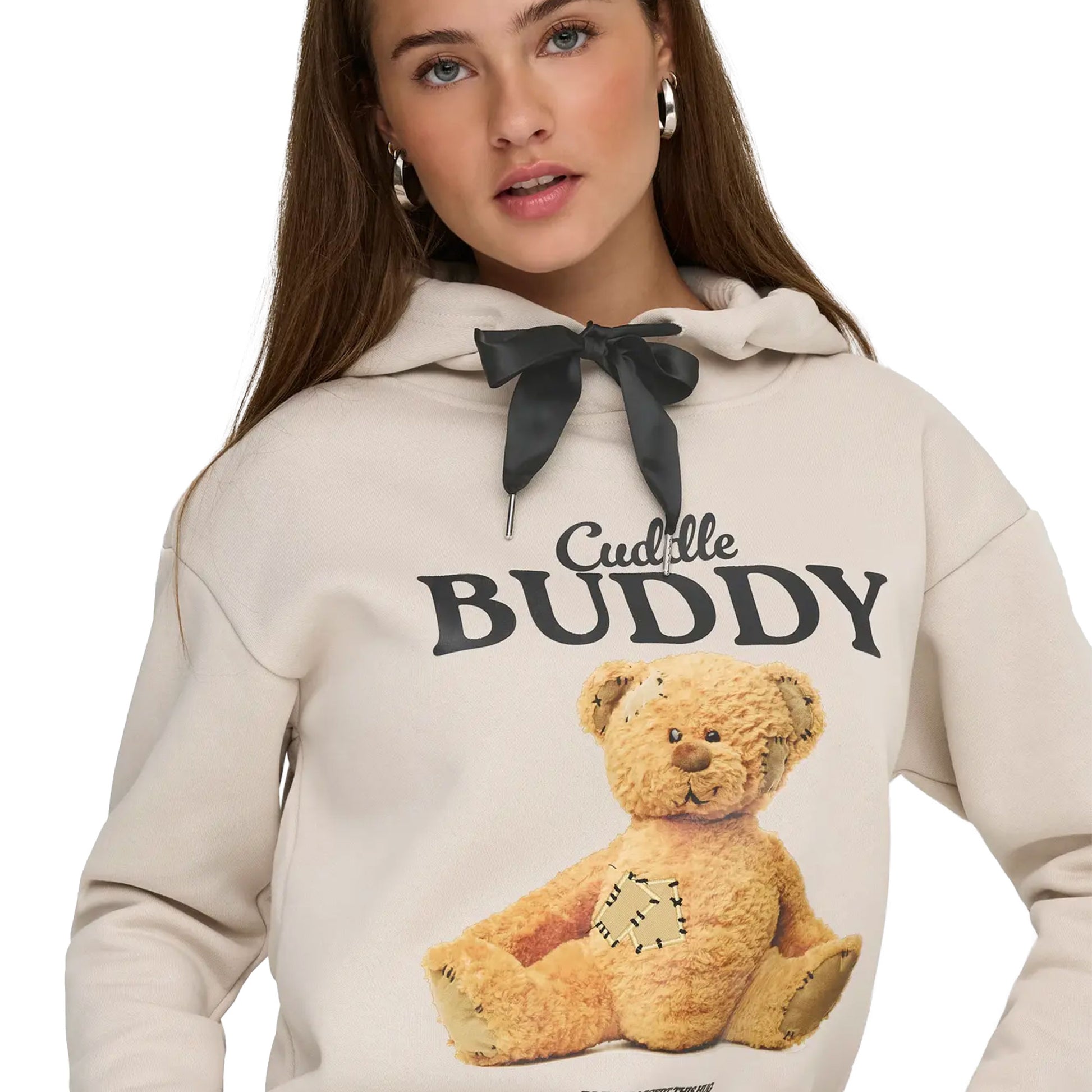 Only Ricky L/S Hood Box Sweat Pumice Stone  - 15365158PS