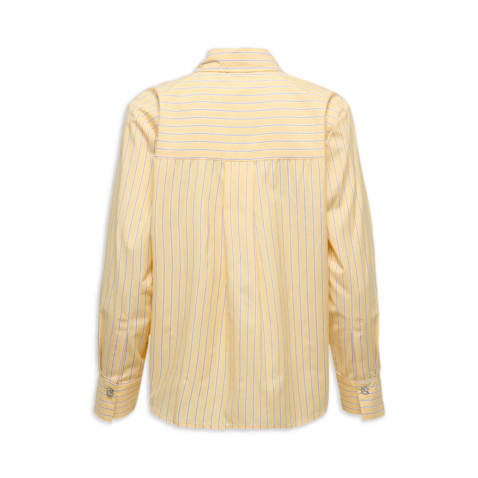 JDY Soho L/S Loose Striped Shirt Double Cream  - 15368294DC
