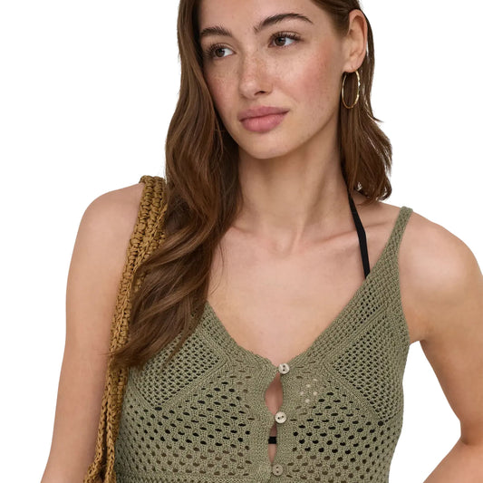 Only Lison SL Peplum Top Knit Mermaid  - 15369246M