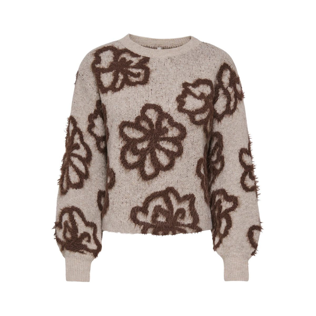 Only Felicia LS Short Oneck Detail NCA Knit String