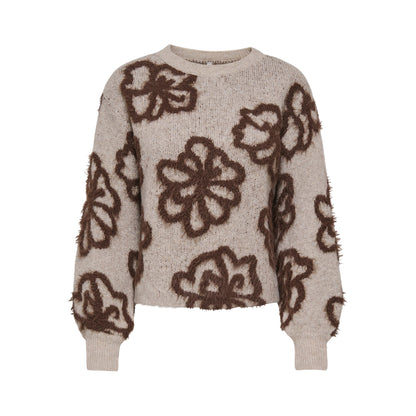 Only Felicia LS Short Oneck Detail NCA Knit String