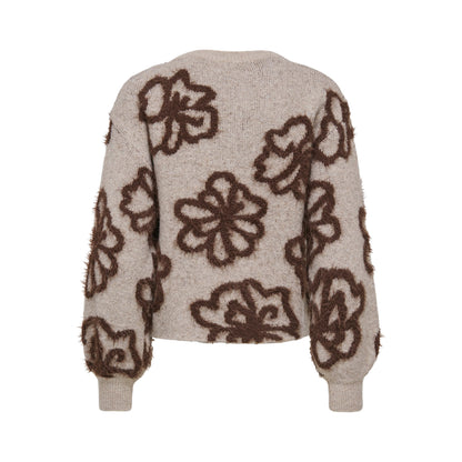 Only Felicia LS Short Oneck Detail NCA Knit String