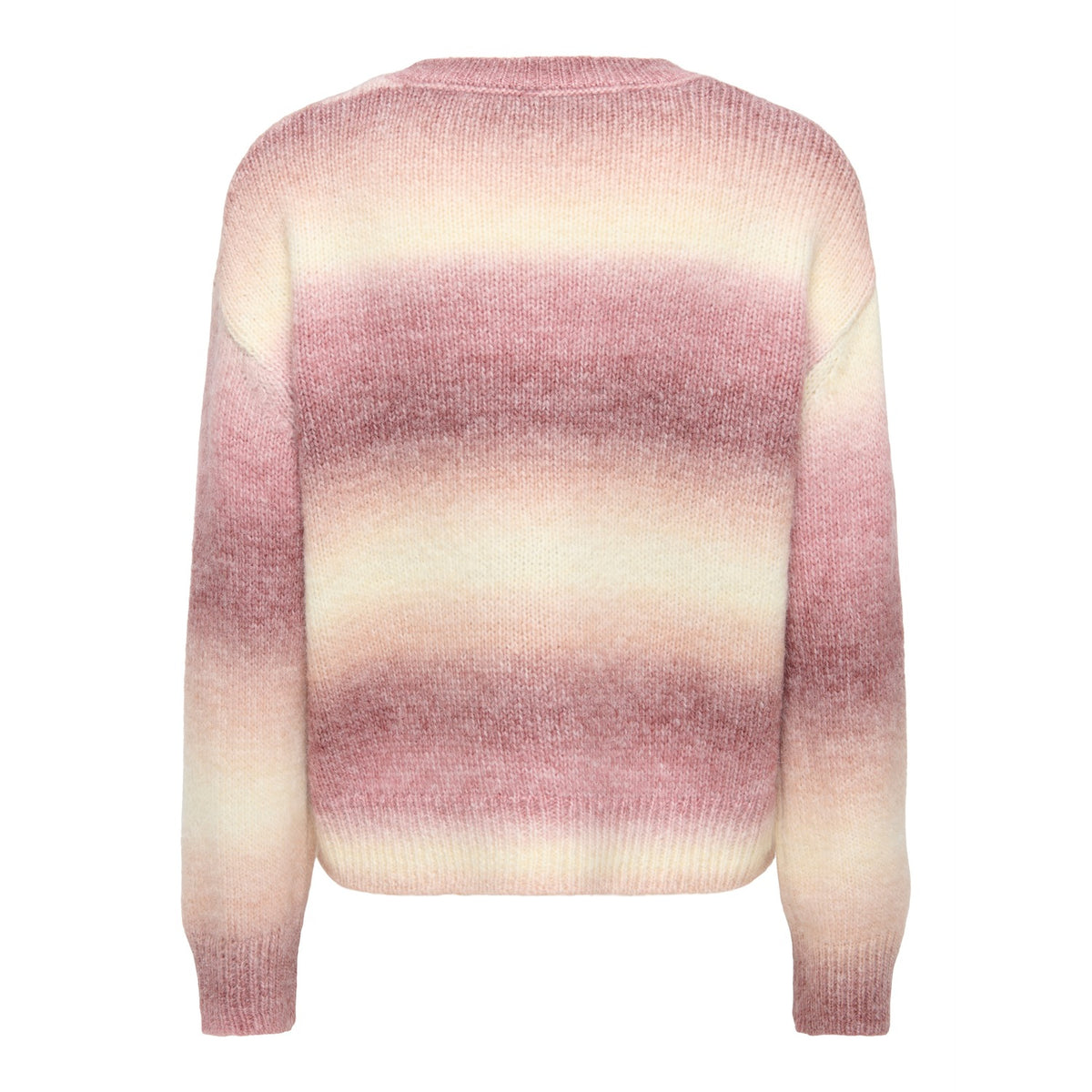 Only Dublin LS Space Dye O-Neck Knit Rose Brown  - 15378104RB