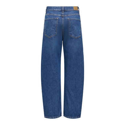 JDY Bailey HW Barrel Jeans Medium Blue Denim  - 15379791MBD