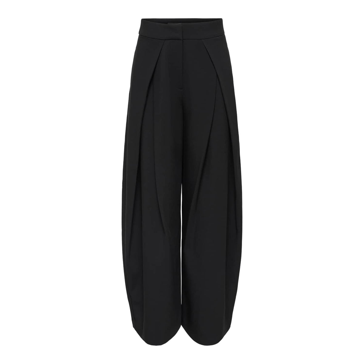 Only Yasmine MW Leat Barrel Pant Black  - 15390774B