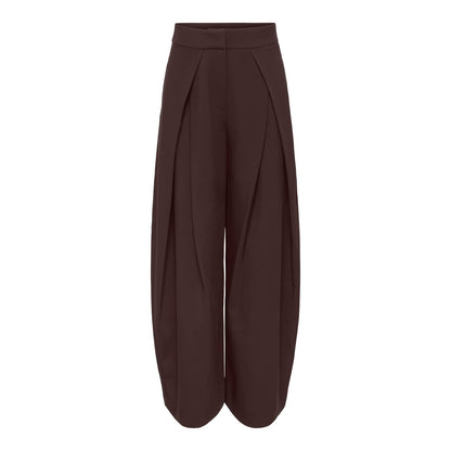 Only Yasmine MW Leat Barrel Pant Coffee Bean  - 15390774CB