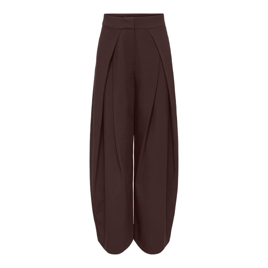 Only Yasmine MW Leat Barrel Pant Coffee Bean  - 15390774CB