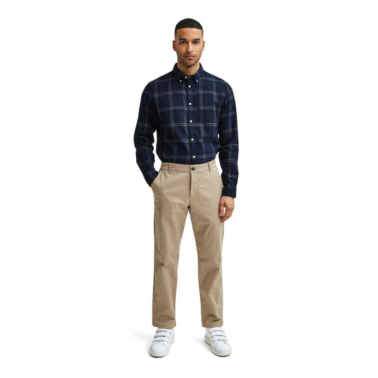Selected Homme Straight-Stoke 196 Flex Pants Chinchilla  - 16080157C