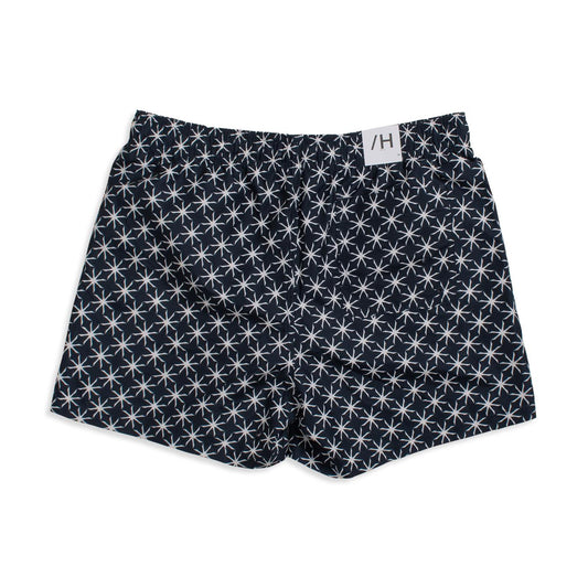 Selected Homme Dane AOP Swim Shorts Sky Captain  - 16089427SC